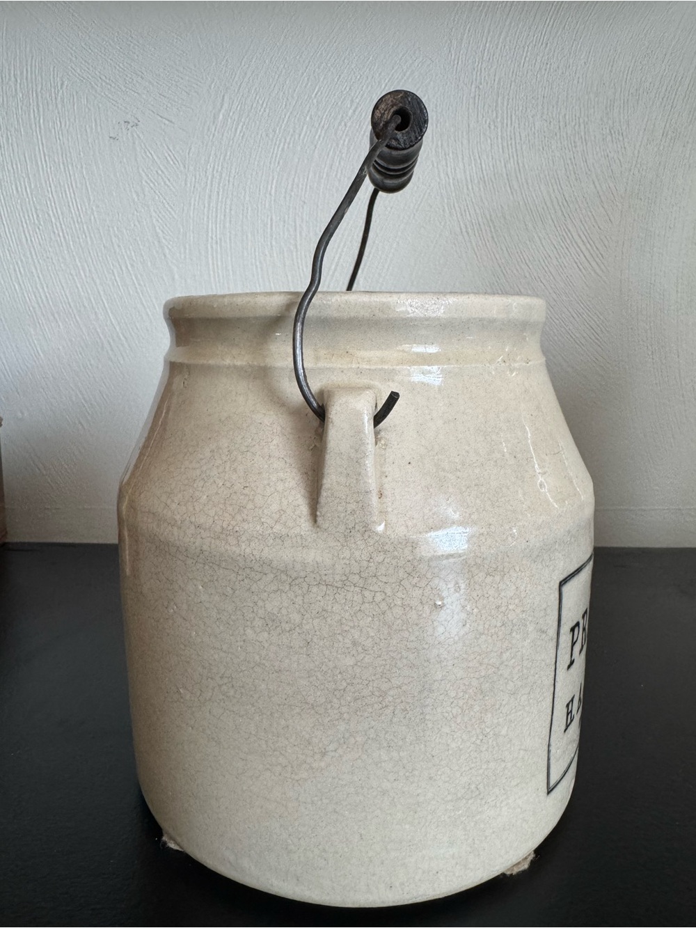 H.A. Johnson & Co. Boston "Home Made Preserves" stoneware crock - Picture 8 of 16